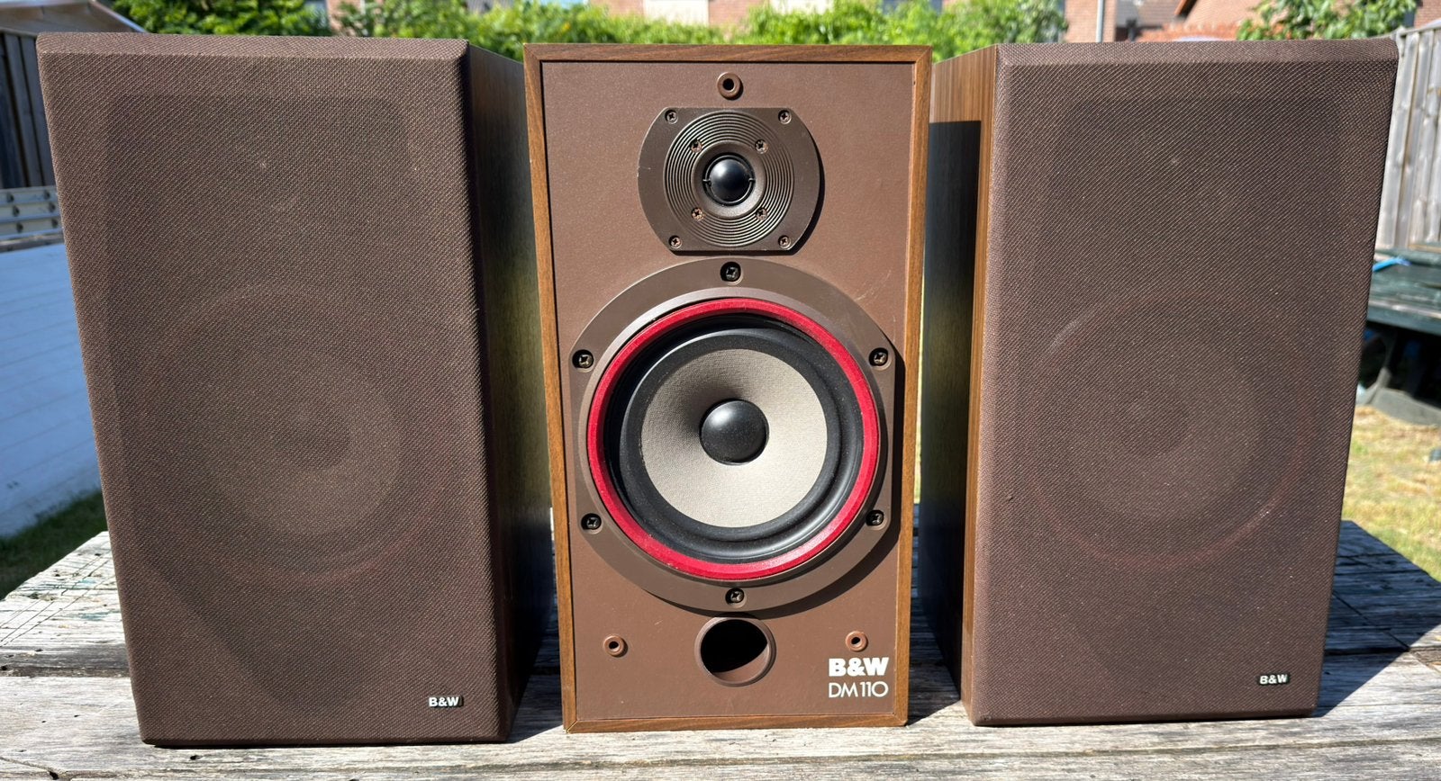 B&W DM110 – Set van 3 vintage audio, Ophalen, Gebruikt, 60 tot 120 watt, Bowers & Wilkins (B&W)