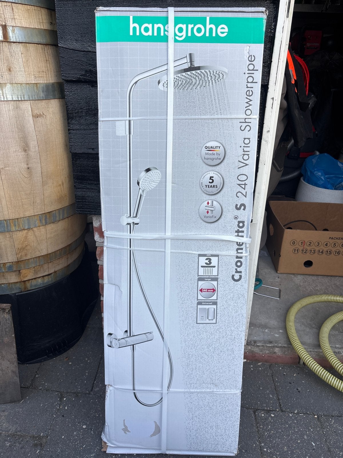 Regendoucheset, Huis en Inrichting, Ophalen, Nieuw, Met douche