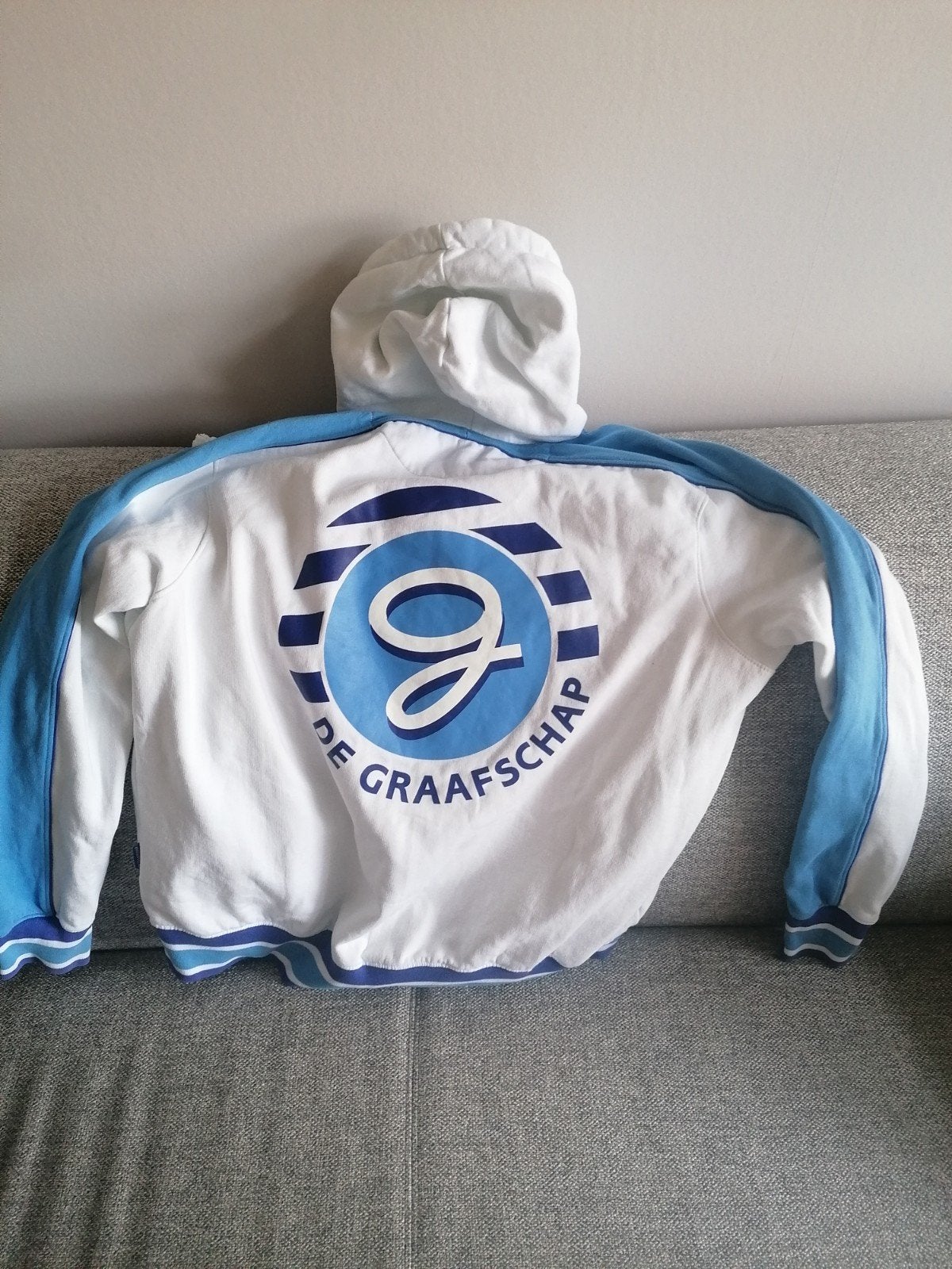 Vintage De Graafschap XXL Jas Vest Hoody Superboeren, Verzamelen, Ophalen of Verzenden, Zo goed als nieuw, Overige binnenlandse clubs