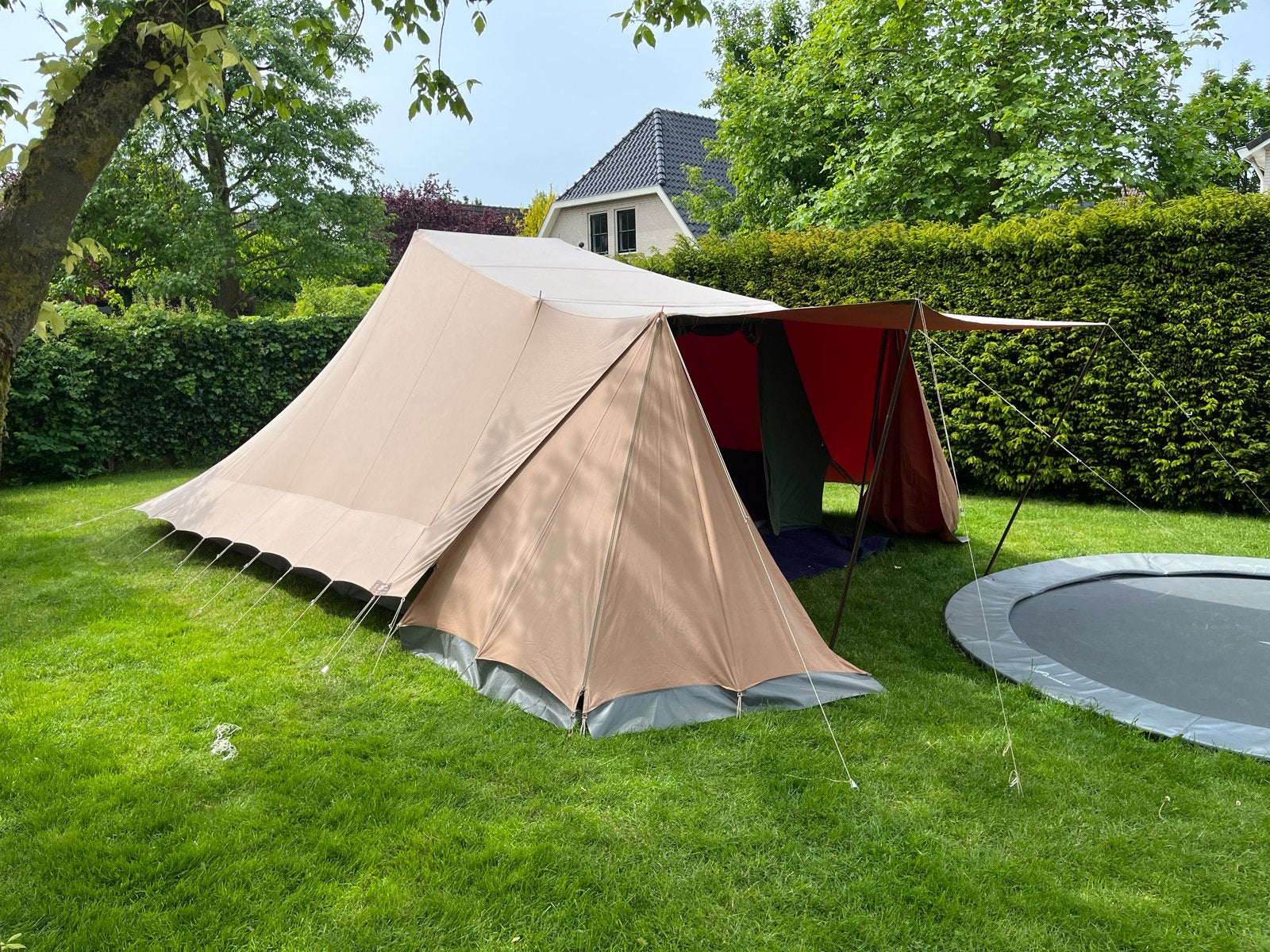 De Waard Vergrote Zilvermeeuw compleet en waterdicht., Caravans en Kamperen, Tenten, Ophalen of Verzenden, Gebruikt, Tot en met 6