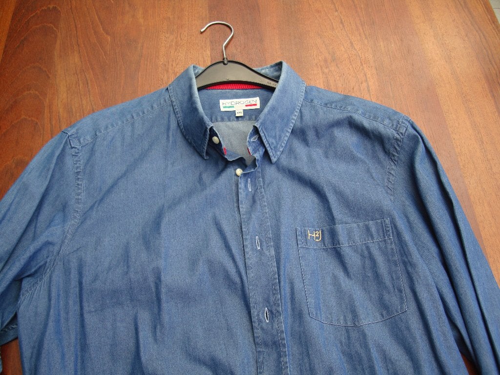 Heren Hydrogen jeans denim dun blauw maat XXL, Hydrogen, Blauw, Ophalen of Verzenden, Overige halswijdtes