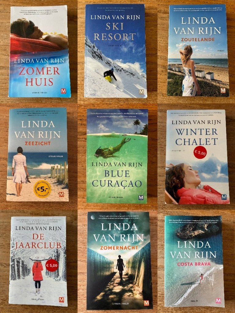 9x Linda van Rijn, Ophalen of Verzenden, Gelezen, Linda van Rijn