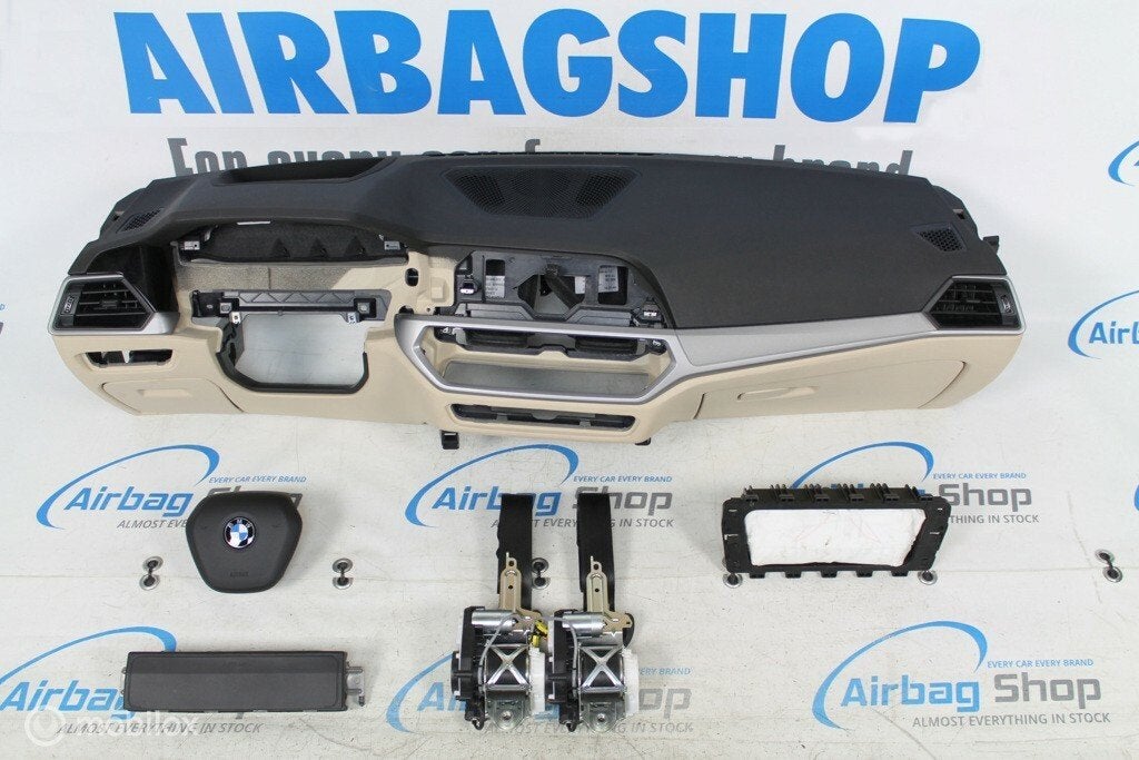 Airbag set Dashboard zwart/beige HUD BMW 3 serie G20 2019-.., Auto-onderdelen, Gebruikt, Ophalen of Verzenden