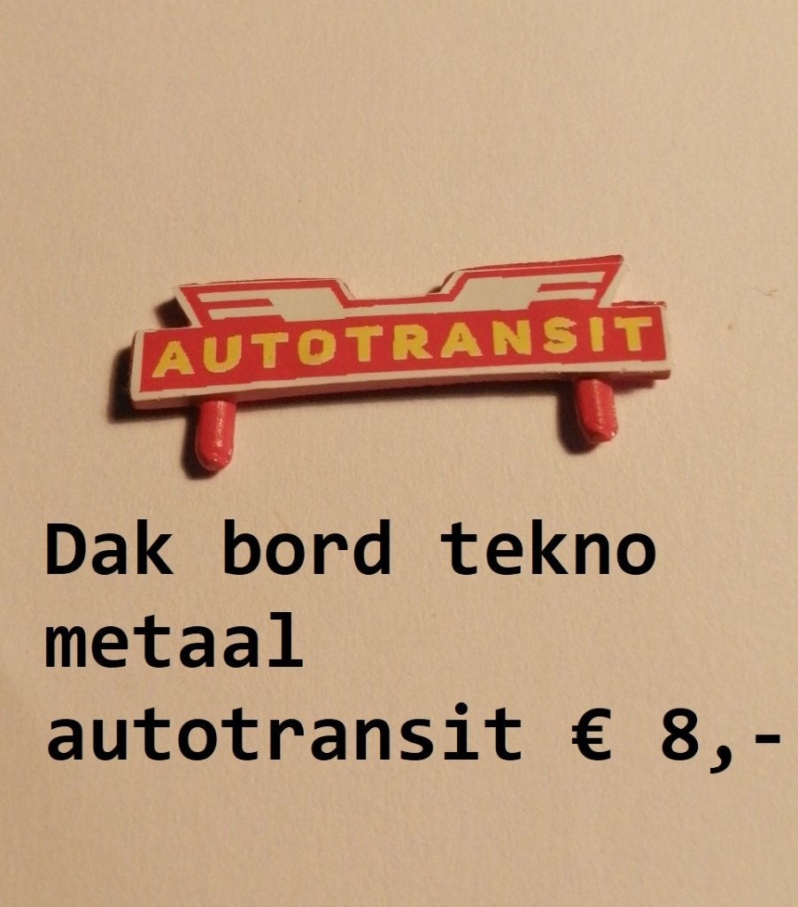 tekno dakborden, Ophalen of Verzenden, Nieuw, Bus of Vrachtwagen, Tekno