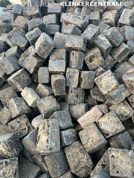 AANBIEDING 2.000m2 antraciet natuursteen 16x16x12cm kopersla, Bij dit gebruikte product niet meer te achterhalen., Gebruikt, Verzenden