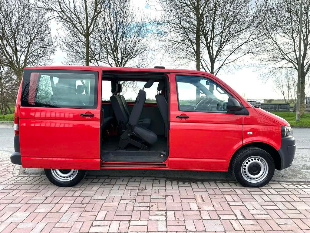 Volkswagen Transporter Kombi 2.0 TDI 9 PERSOONS AUTOMAAT Air, Auto's, Euro 5, Stof, Gebruikt, 241 €/maand
