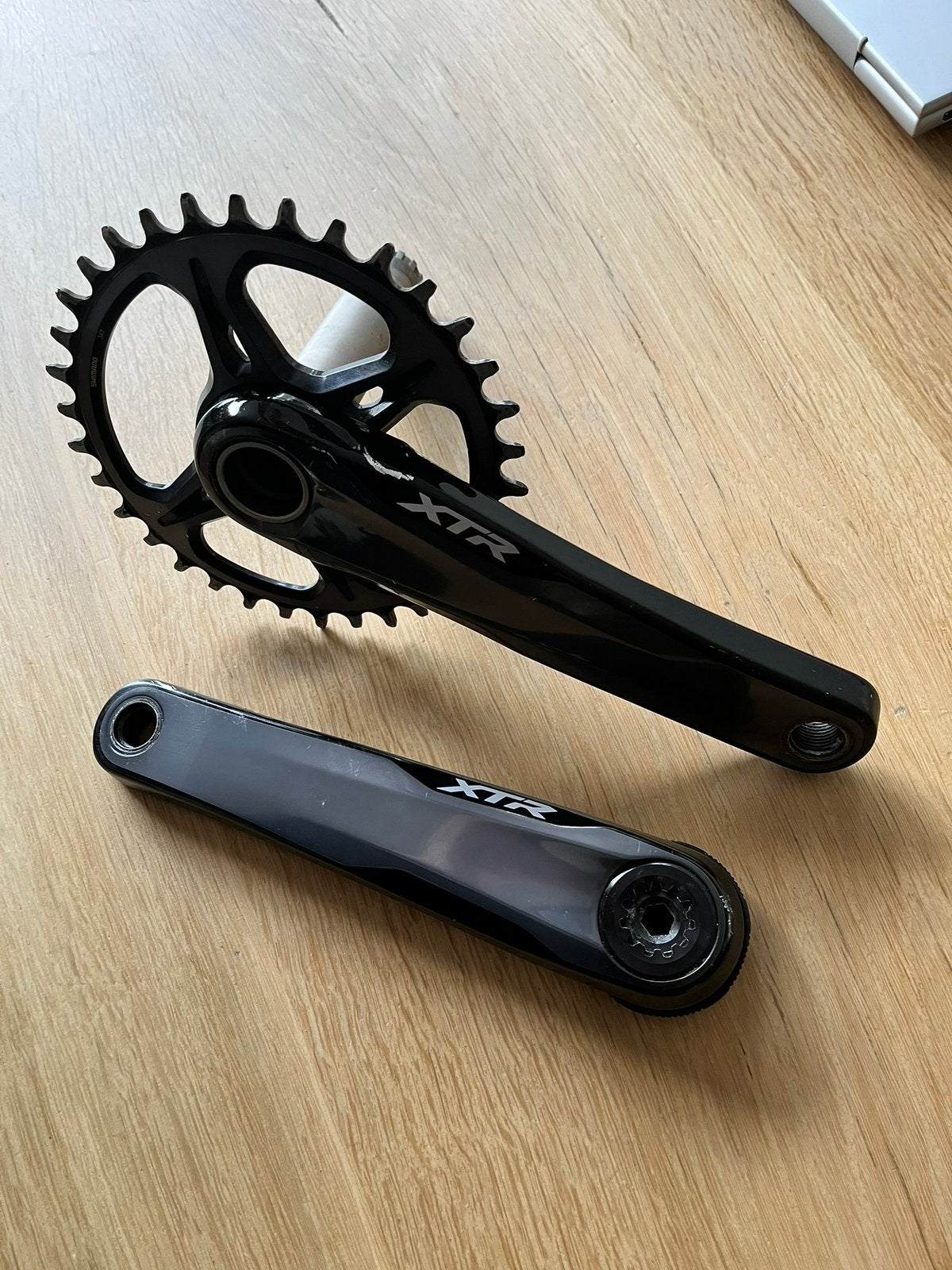 Shimano XTR crankstel 12 speed FC-M9100, Fietsen en Brommers, Crankstel of Pedalen, Gebruikt, Ophalen of Verzenden, Aluminium