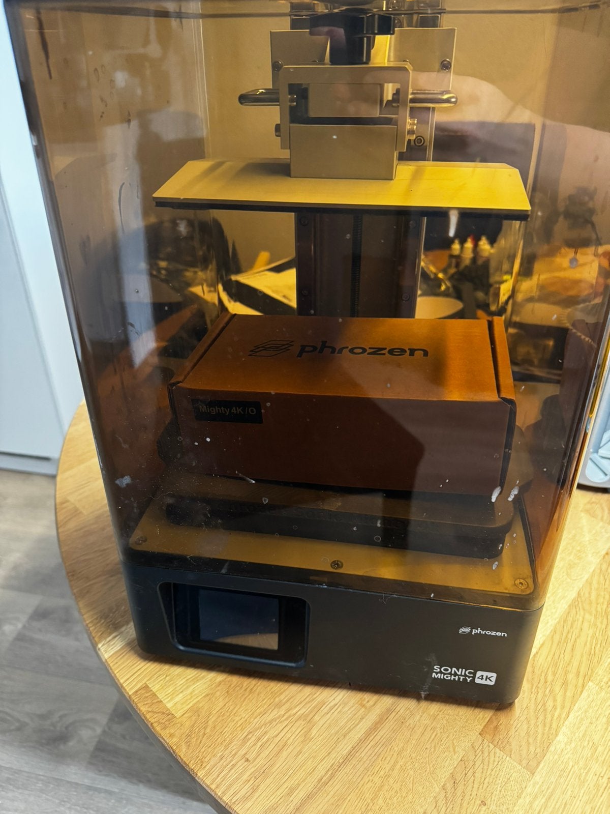 Phrozen 4K mighty + Anycubic Wash & Cure, Computers en Software, 3D Printers, Ophalen, Gebruikt, Resin/Hars