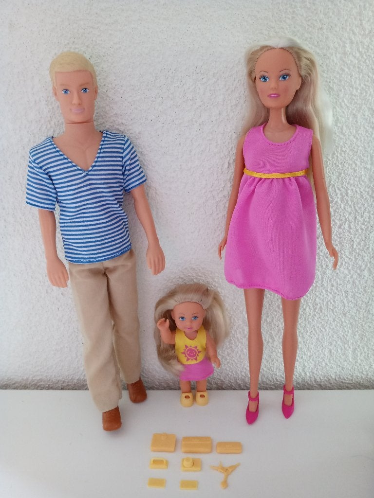 Kevin met Zwangere Steffi Love en Evi Love, Ophalen of Verzenden, Zo goed als nieuw, Overige typen