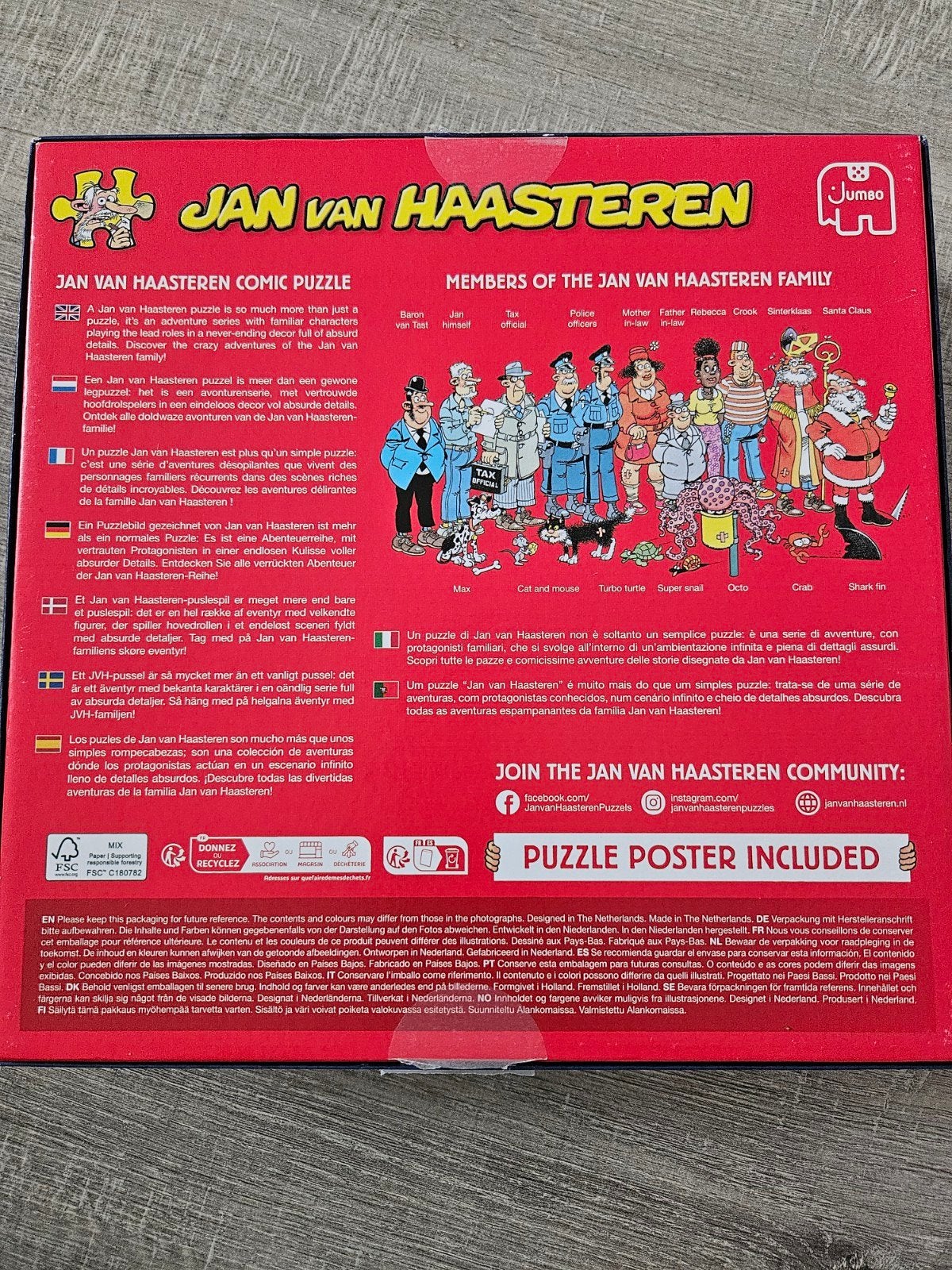 Foto 3 van Jan van Haasteren Comic Puzzel - Hondenparcours 1000 stukjes