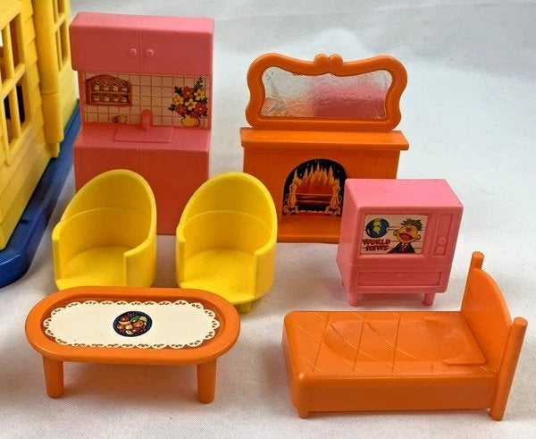 Tyco Sesamstraat Cottage huis speelset figuren vintage 1993, Coolsingel 104, 3011 AG Rotterdam, Netherlands, Verzenden, Zo goed als nieuw