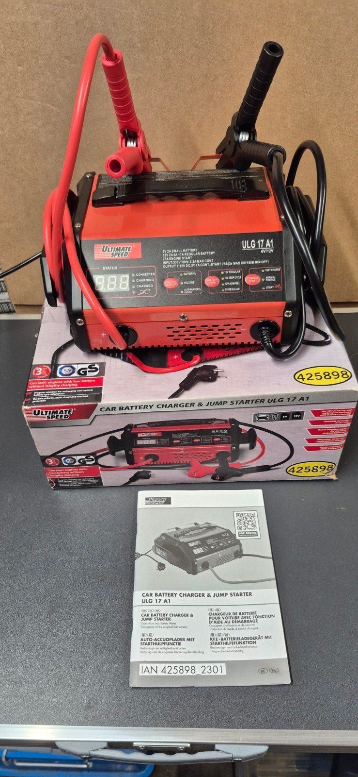Ultimate Speed Acculader & Startbooster ULG 17 A1, Auto diversen, Jumpstarters, Ophalen, Zo goed als nieuw
