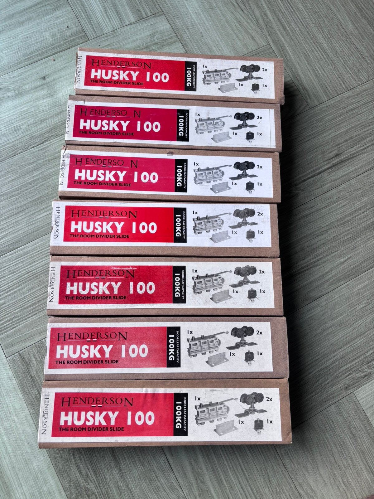 7x Nieuwe Henderson Husky 100 Room Divider Slide, Doe-het-zelf en Verbouw, Ophalen of Verzenden, Nieuw, Slot