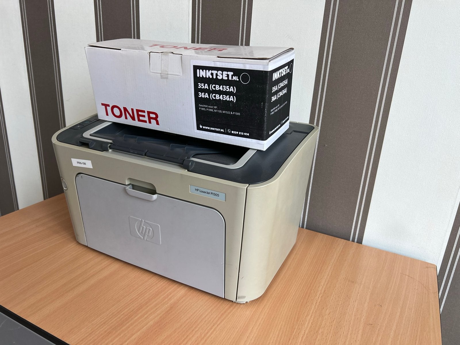 HP LaserJet P1102 Laserprinter met nieuwe toner, Ophalen, Zwart-en-wit printen, Gebruikt, Printer