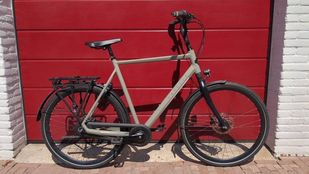 Gazelle Chamonix Heren Schijfrem 7 versnellingen, Fietsen en Brommers, Fietsen | Dames | Damesfietsen, Versnellingen, Zo goed als nieuw