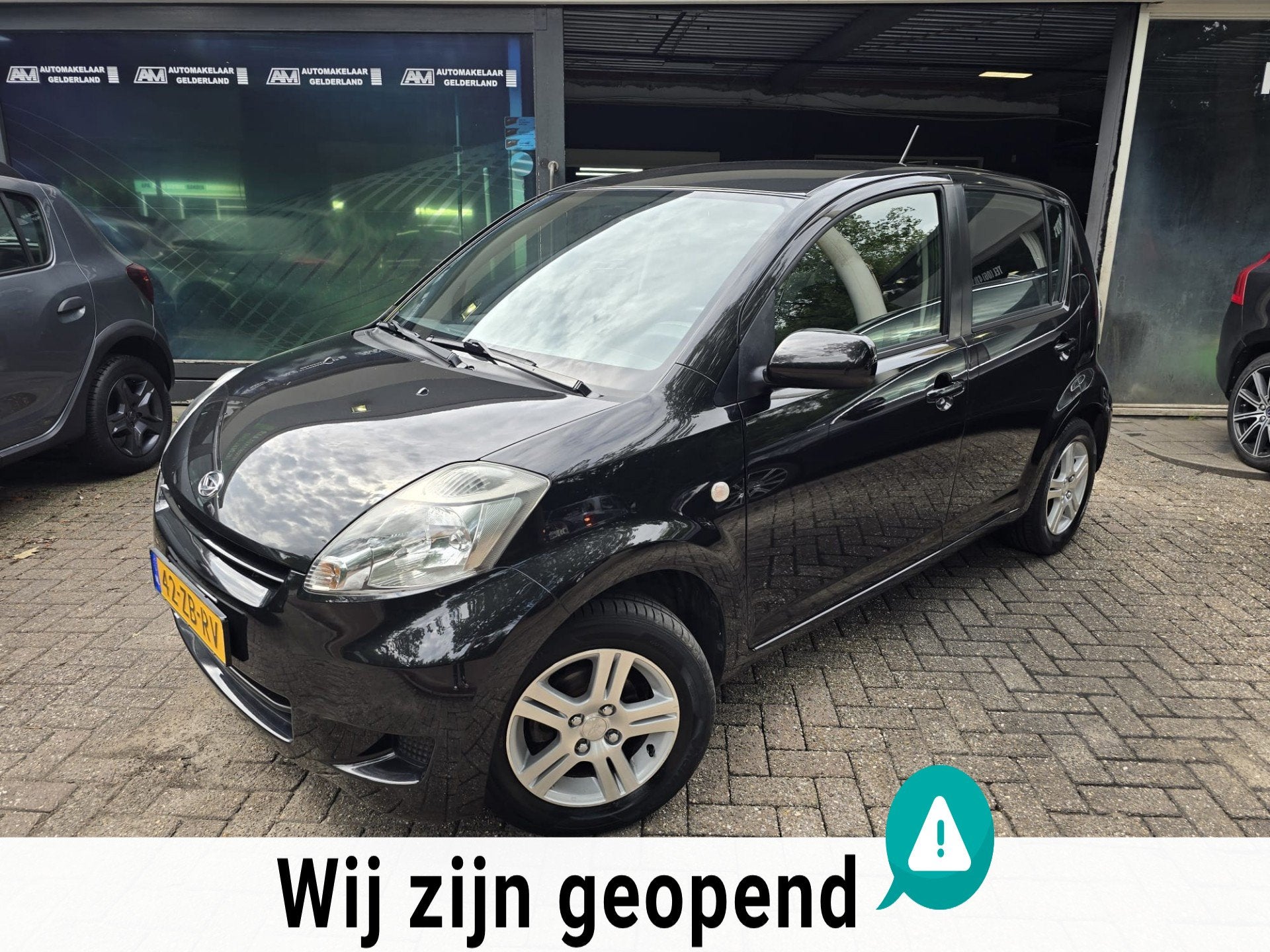 Daihatsu Sirion 2 1.0-12V Premium | 1E EIGENAAR |3/6 OF 12MN, Auto's, Daihatsu, Voorwielaandrijving, Stof, Gebruikt, Zwart