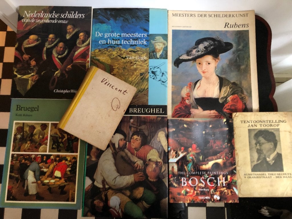 Set van 8 boeken Nederlandse schilders, Rubens, Bruegel, Ophalen of Verzenden, Gelezen