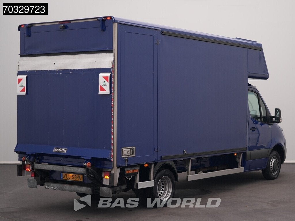 Mercedes Sprinter 516 CDI Laadklep Automaat Dubbellucht Zijd, Auto's, Automaat, Gebruikt, Euro 6, 4 cilinders