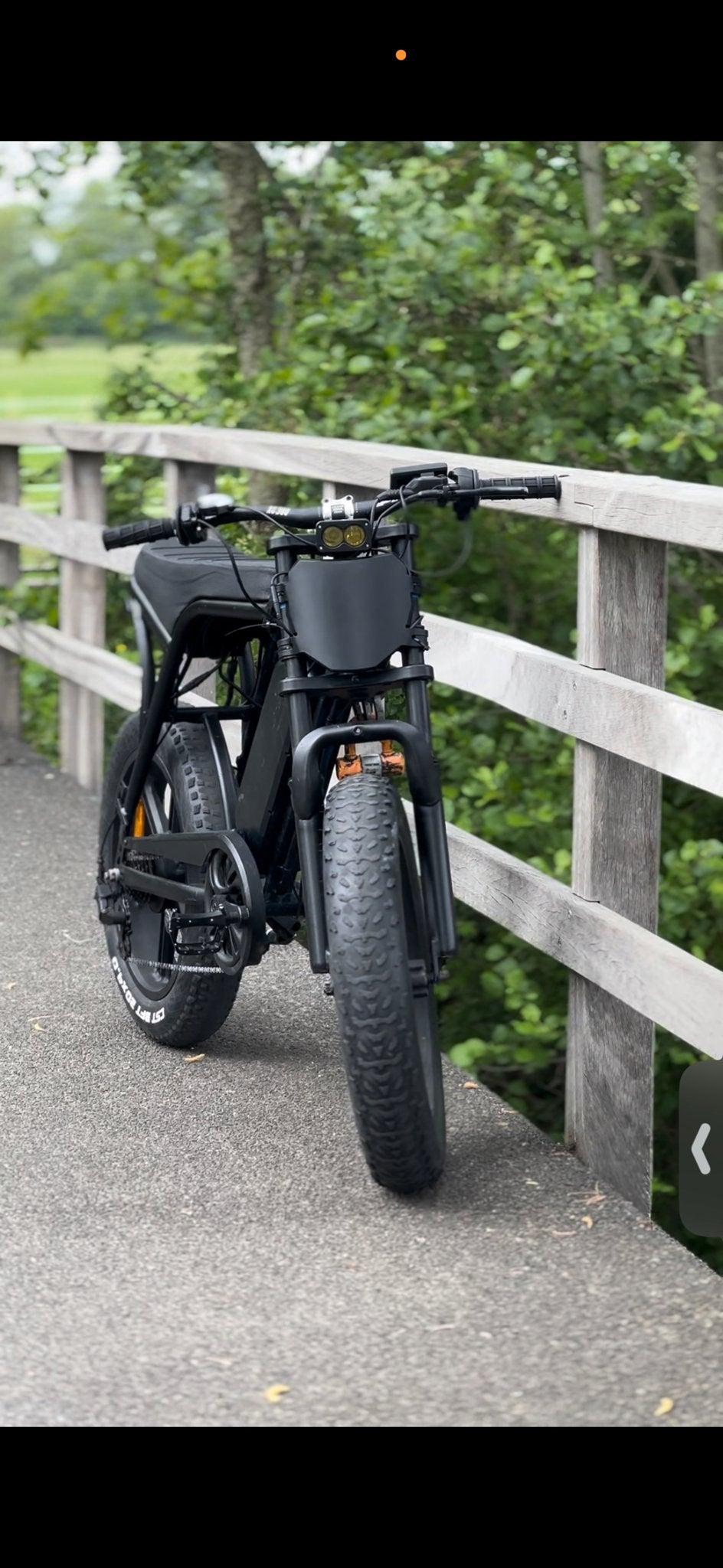 Fatbike ouxi v8 750watt moter, Overige merken, Ophalen of Verzenden, Zo goed als nieuw, 51 tot 55 cm