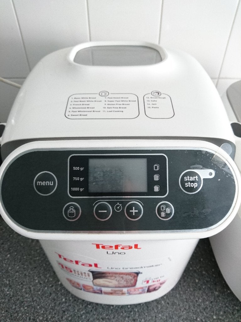 Broodbakmachine Tefal, Witgoed en Apparatuur, Broodbakmachines, Verzenden, Gebruikt, Met timer