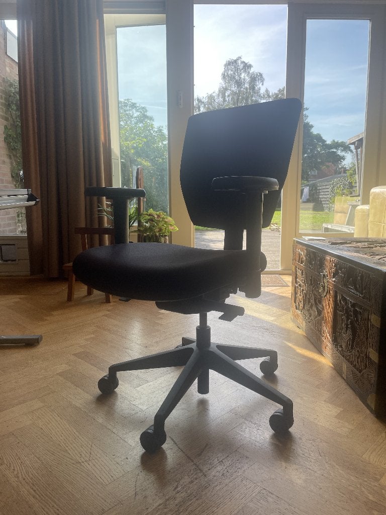 Professionele kantoorstoel (Schaffenburg), Ophalen, Gebruikt, Zwart, Bureaustoel