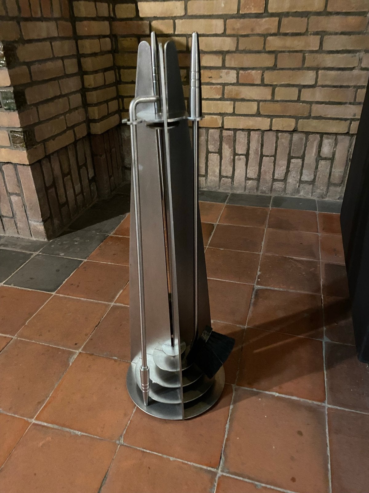 Openhaard set rvs draaibaar, Ophalen, Nieuw, Vrijstaande haard, Houthaard