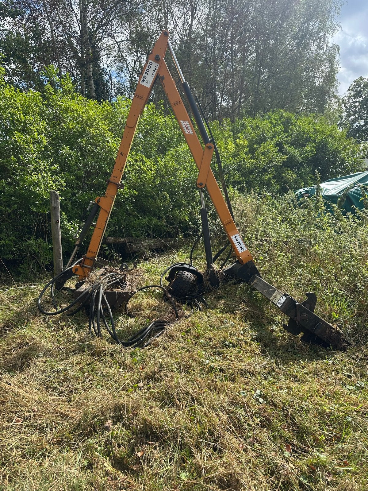 WD 2000 Type 3H.L. - Graafarm, Ophalen, Grondbewerking