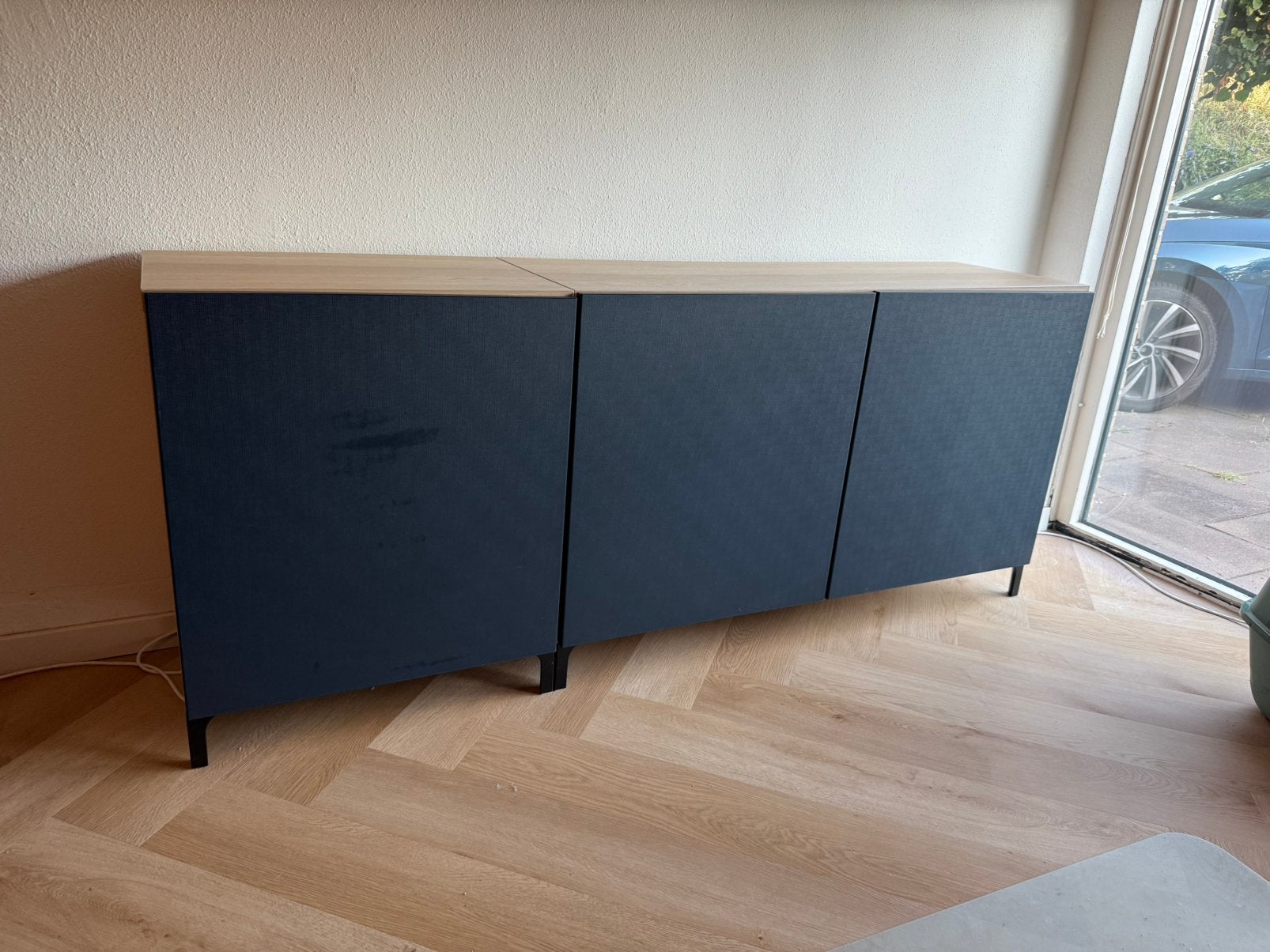 Mooie boekenkast IKEA, Huis en Inrichting, Kasten | Dressoirs, Ophalen, Met deur(en), 150 tot 200 cm, Zo goed als nieuw
