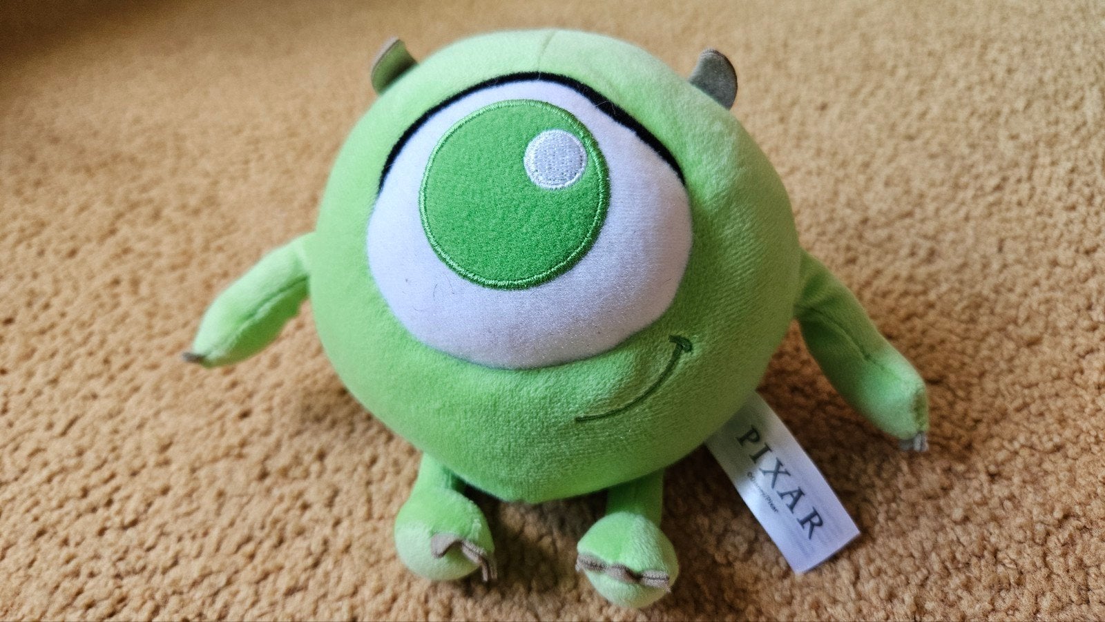 Disney knuffel Mike Wazowski, Ophalen of Verzenden, Zo goed als nieuw, Overige typen