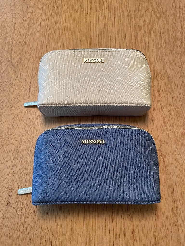 Mooie Missoni for Delta toilettasjes - Nieuw met inhoud, Ophalen of Verzenden, Nieuw, Meerkleurig, Heer of Dame