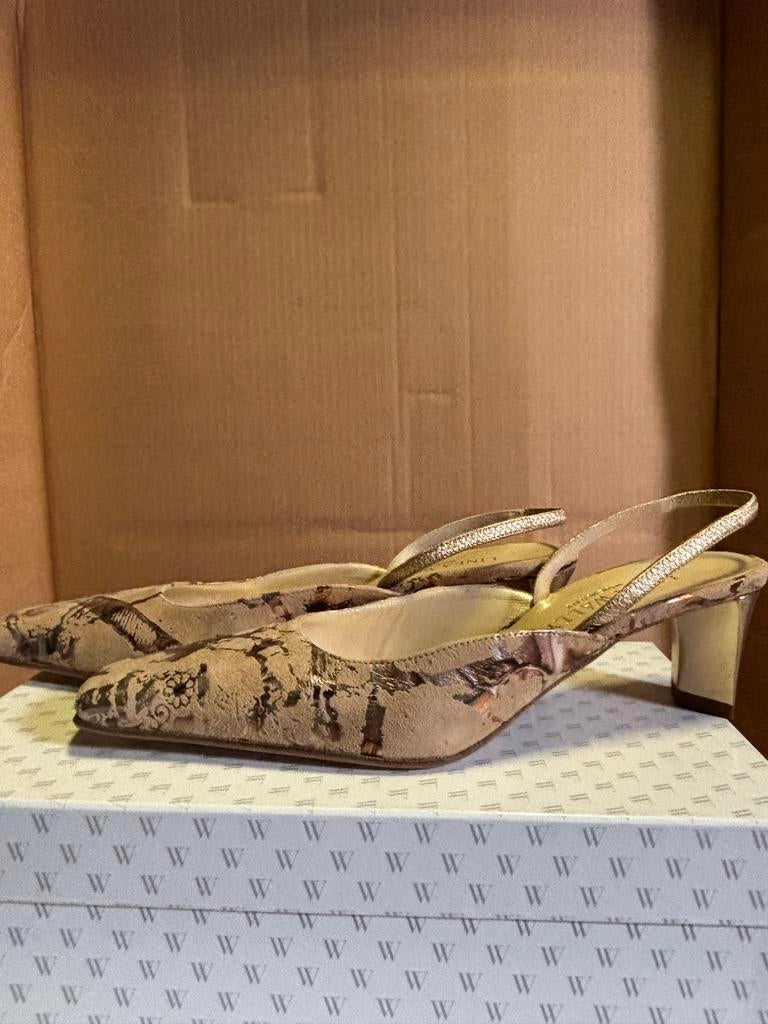 Nieuwe Linea Wallys slingbacks, maat 37, Pumps, Beige, Nieuw, Ophalen of Verzenden