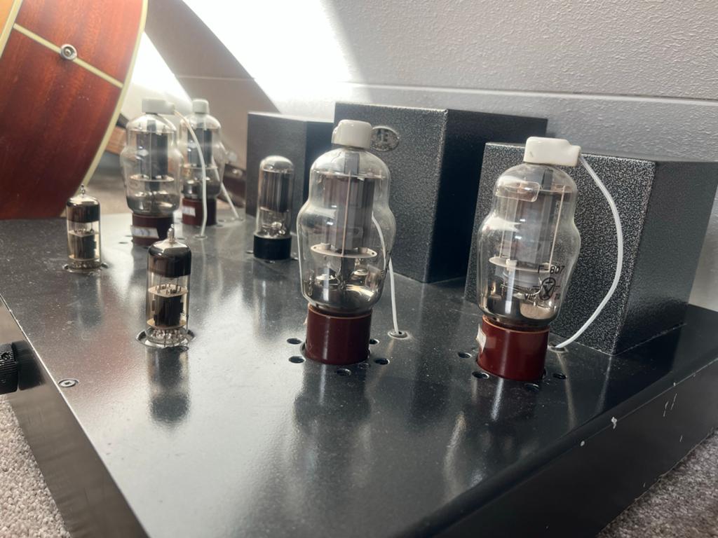 Audiofiele buizenversterker  - Topcap 807, Overige merken, Gebruikt, Ophalen of Verzenden, Minder dan 60 watt