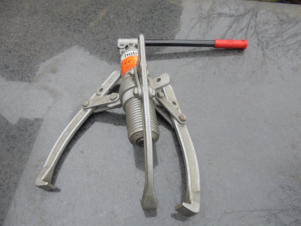 Poelie trekker, poelietrekker, pully trekker. Holmatro, Ophalen, Gebruikt