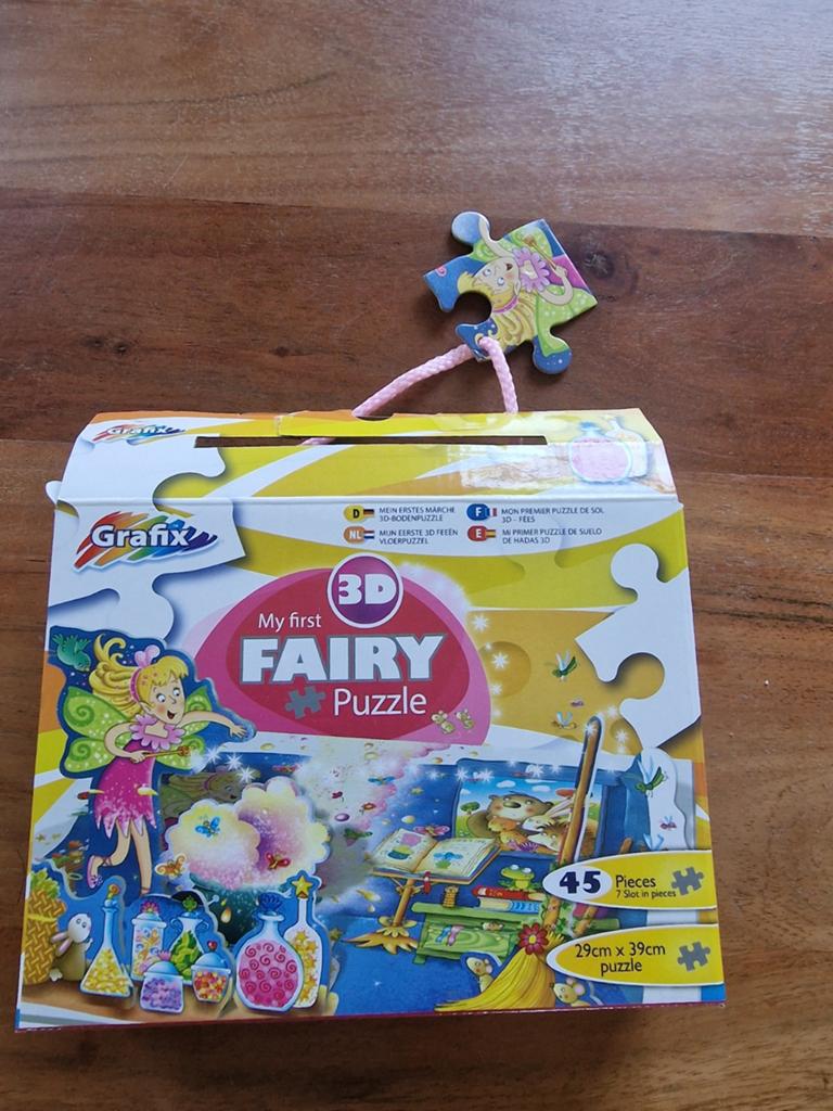 Grafix My First 3D Fairy Puzzle - 45 Stukjes, Ophalen of Verzenden, 10 tot 50 stukjes, Gebruikt, 4 tot 6 jaar