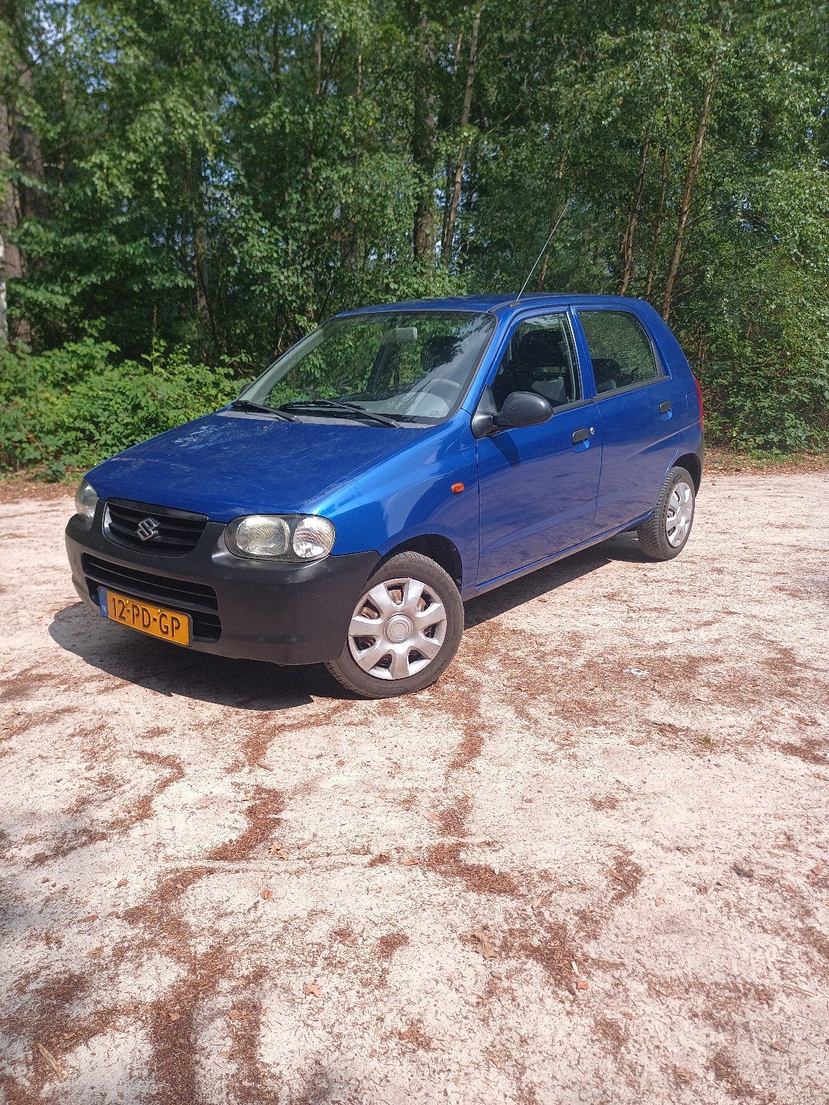 Suzuki Alto 1.1 16V 5d AGS 2004 Blauw, Auto's, Voorwielaandrijving, 750 kg, 4 cilinders, Origineel Nederlands