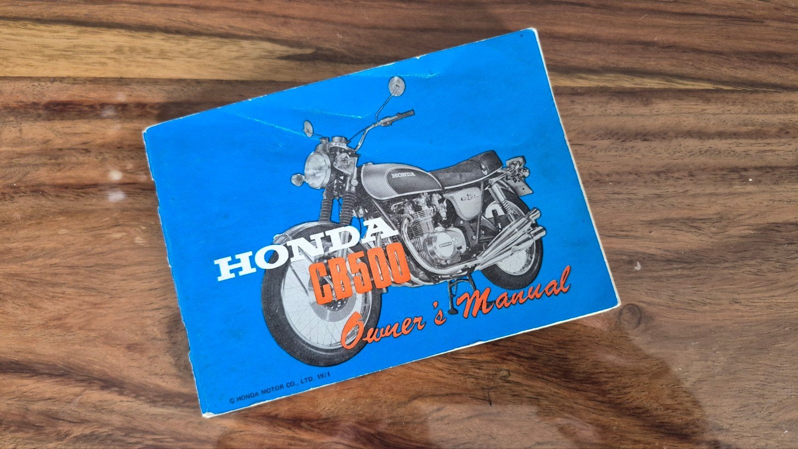 Honda CB500 Four Owner's Manual  Origineel, Motoren, Ophalen of Verzenden, Honda
