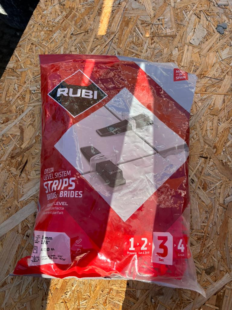 Rubi clips 3 mm, Overige typen, 10 m² of meer, Overige materialen, 60 cm of meer