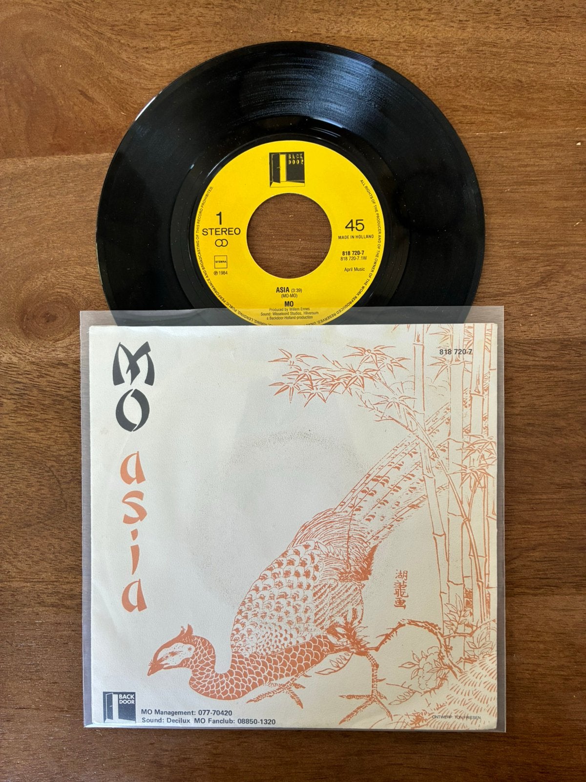 Mo - Asia, Ophalen of Verzenden, 7 inch