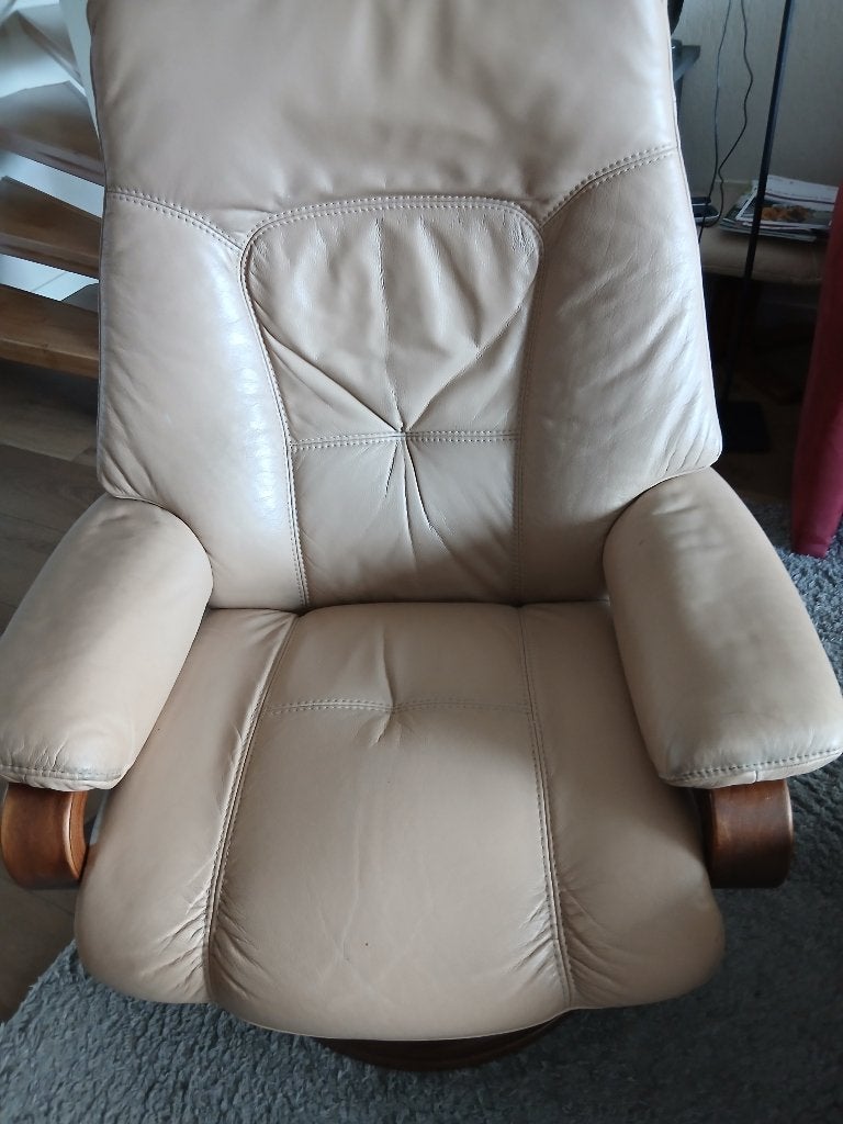 heren fateuil, Huis en Inrichting, Ophalen, Minder dan 50 cm, Gebruikt, 75 tot 100 cm