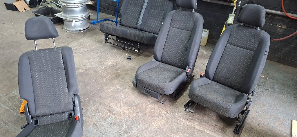 VW Caddy III Life 3 Stoelen interieur stoelenset opklapbaar, Auto-onderdelen, Ophalen, Gebruikt, Volkswagen