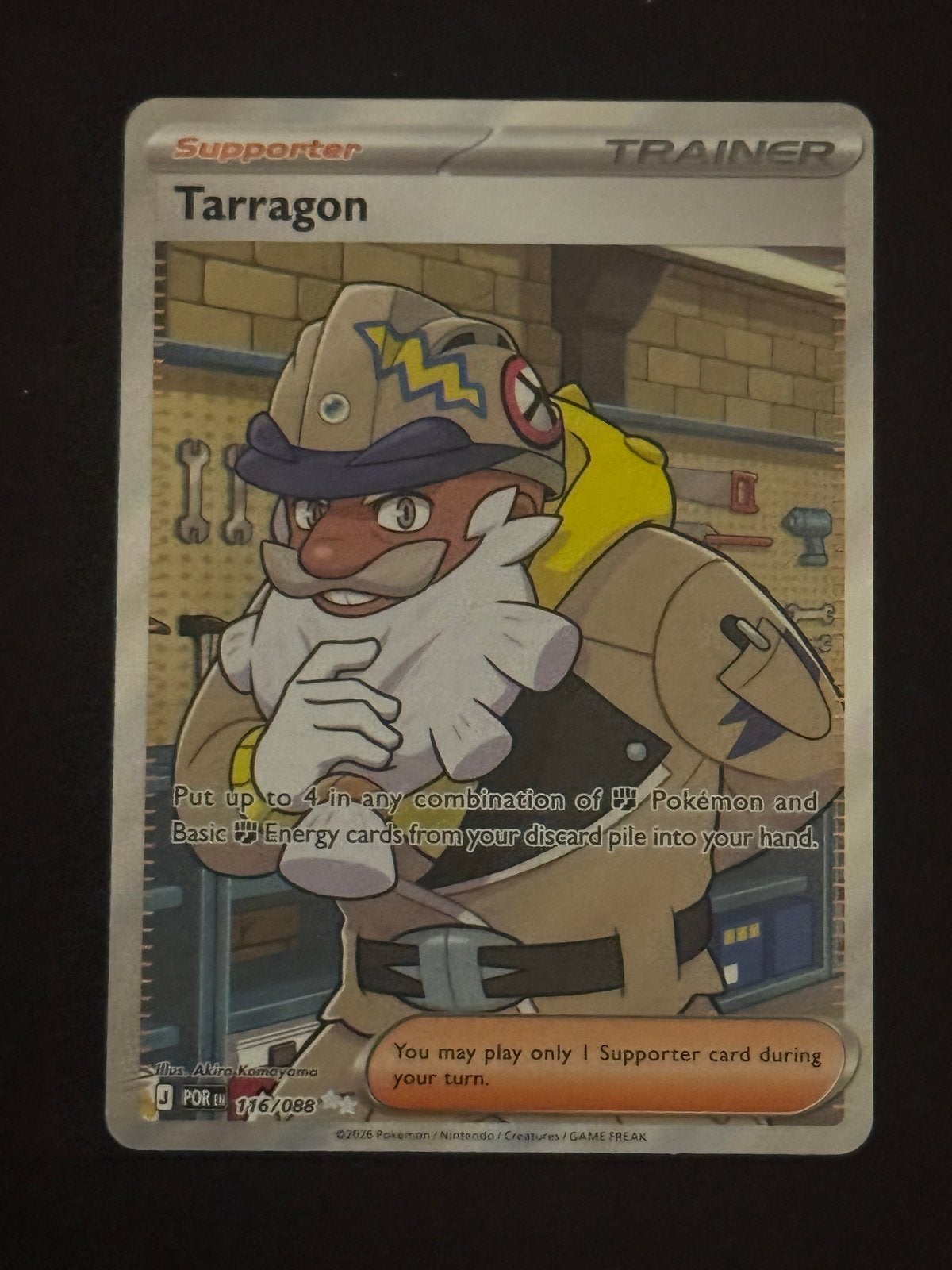 Tarragon Supporter perfect order (116/088), Ophalen of Verzenden, Zo goed als nieuw, Losse kaart