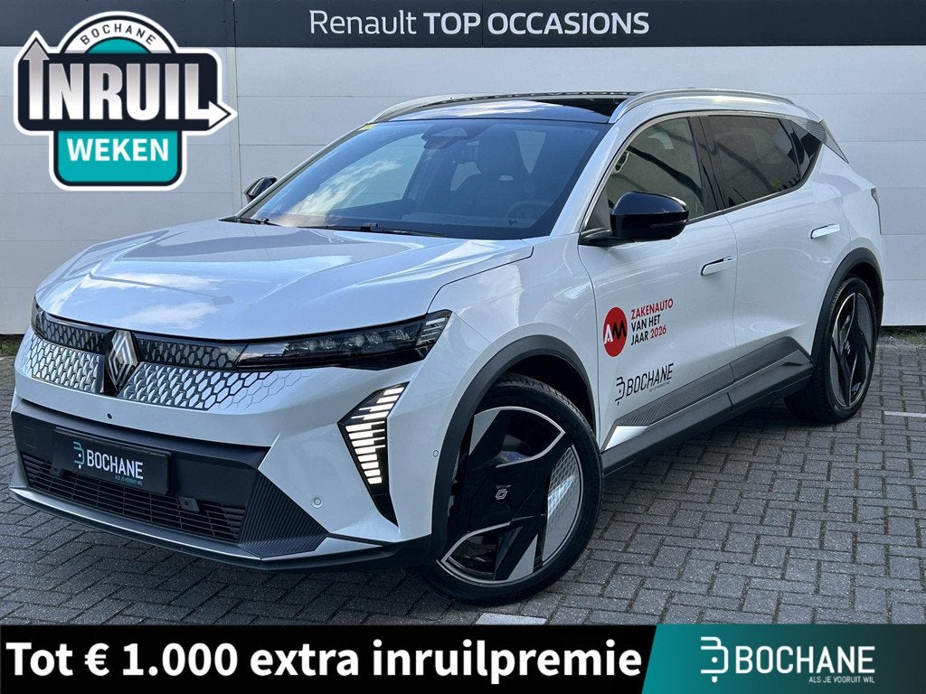 Renault Scenic E-Tech Iconic 220 pk Long Range | Solarbay Pa, Huisgarantie, Met garantie (alle), Automatische klimaatregeling