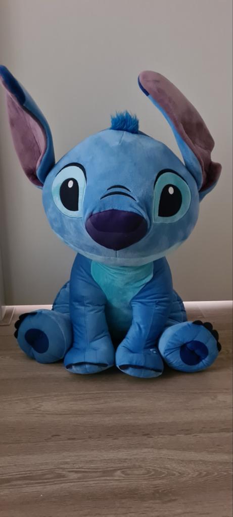 Grote Disney Stitch knuffel - Zo goed als nieuw, Ophalen, Disney, Blauw, Zo goed als nieuw