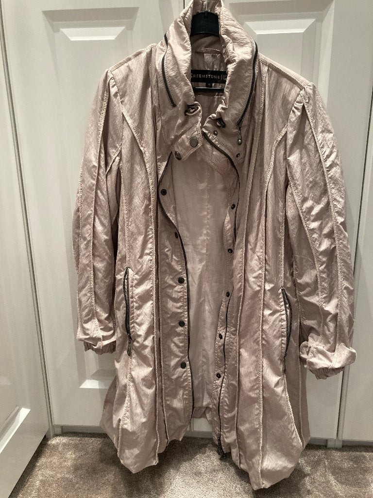 Creenstone trenchcoat - licht grijs maat 42, Creenstone, Maat 42/44 (L), Nieuw, Ophalen of Verzenden
