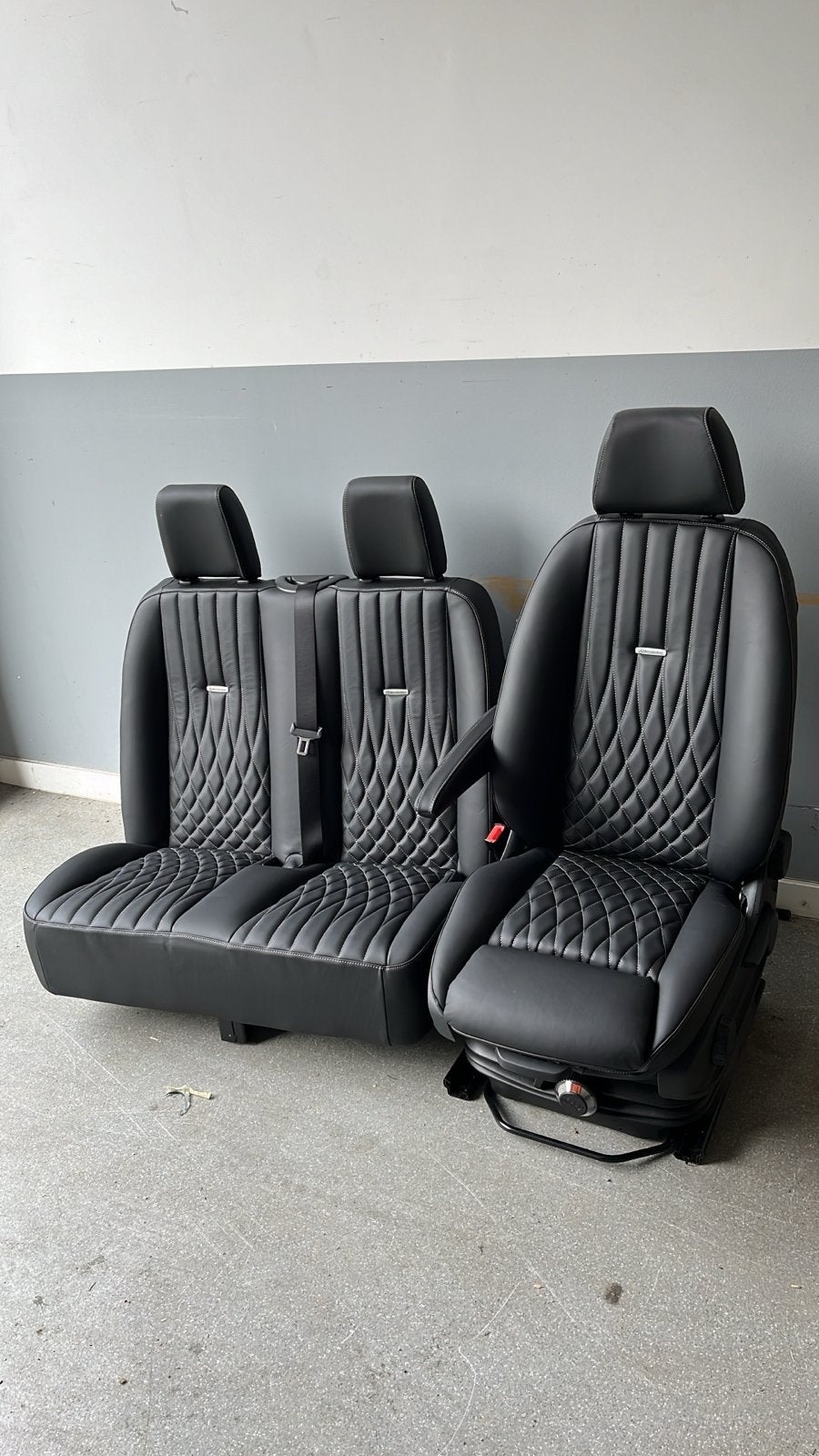 Mercedes Sprinter Voorstoelen - Luxe Lederen Set