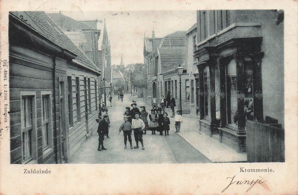 703-500-005 Krommenie Zuideinde, Verzenden, Voor 1920, Noord-Holland