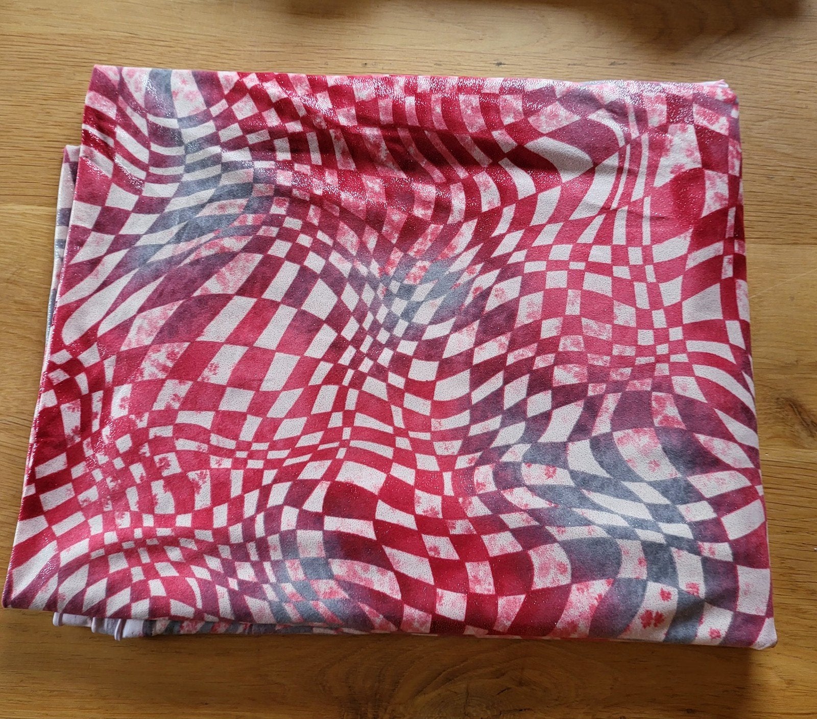 Unieke Stretch Jersey Stof - Glanzend & Heldere Kleuren, Overige materialen, Meerkleurig, 120 cm of meer, Ophalen of Verzenden