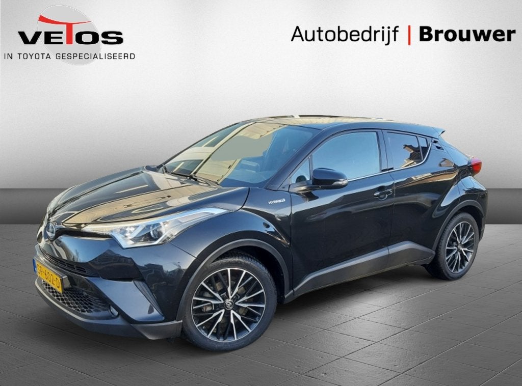 Toyota C-HR 1.8 Hybrid Dynamic Trekhaak/Camera/Cruise-contro, Auto's, Euro 6, 4 cilinders, Zwart, 75 €/maand