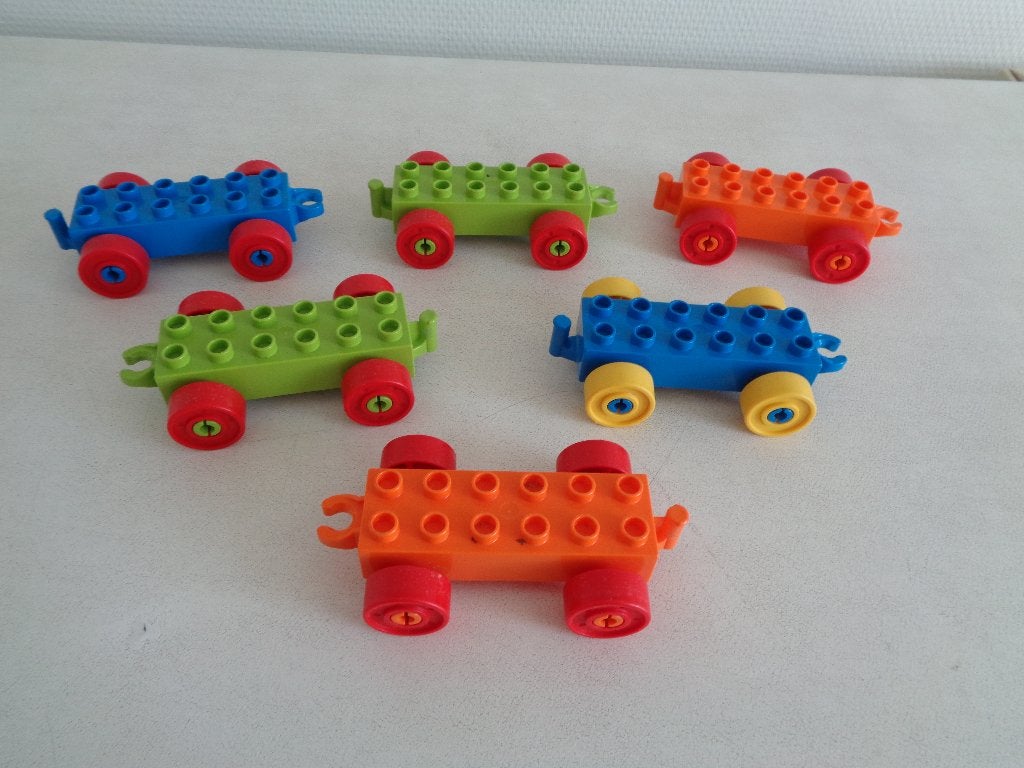 6 Duplo karretjes wagentjes., Ophalen of Verzenden, Zo goed als nieuw, Duplo