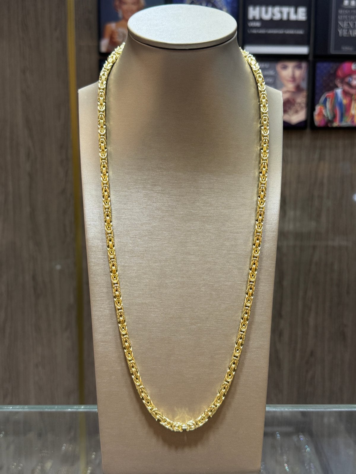 18KT Goud - 80 Gram - Ketting - KONING - Herenketting